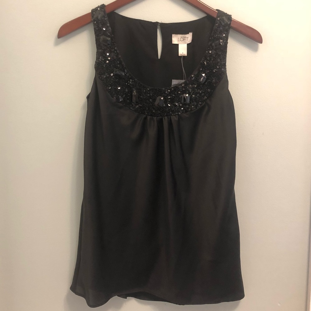 NWT Loft Sequin Blouse